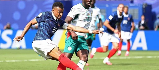 世界杯-法国3-1塞内加尔 姆巴佩双响14球追平盖德-穆勒