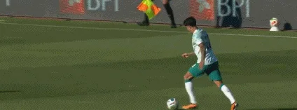 半场:葡萄牙0-0智利,C罗越位进球,莱奥、伊万-罗曼直红