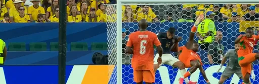 科特迪瓦0-0厄瓜多尔,约翰-耶博阿、阿兰-明达中柱