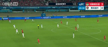 河南3-0领先海牛，古斯塔沃推射破门，VAR确认进球有效不越位
